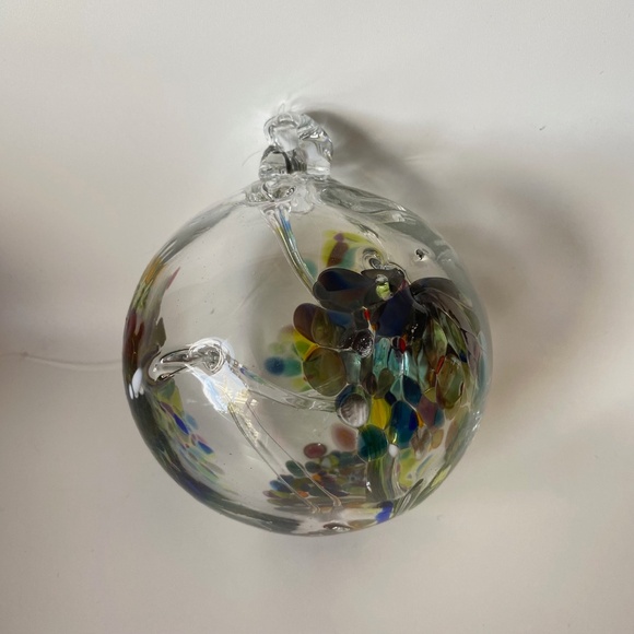 Vintage Art Glass WITCH BALL by Kitras, Handblown in Canada - Picture 3 of 15